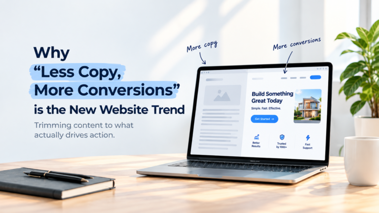 Why “Less Copy, More Conversions” Is the New Website Trend